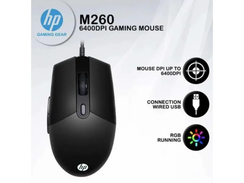 SOURIS HP GAMING M260 FILAIRE USB