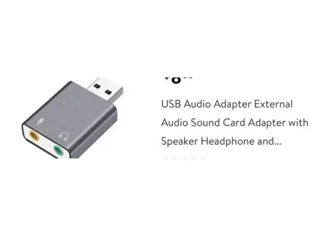 Adaptateur audio USB, Carte son