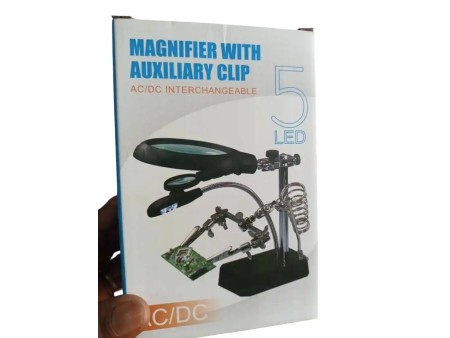 TE-800 Multi-function Table Magnifying glass, PCB Soldering iron Stand Holder