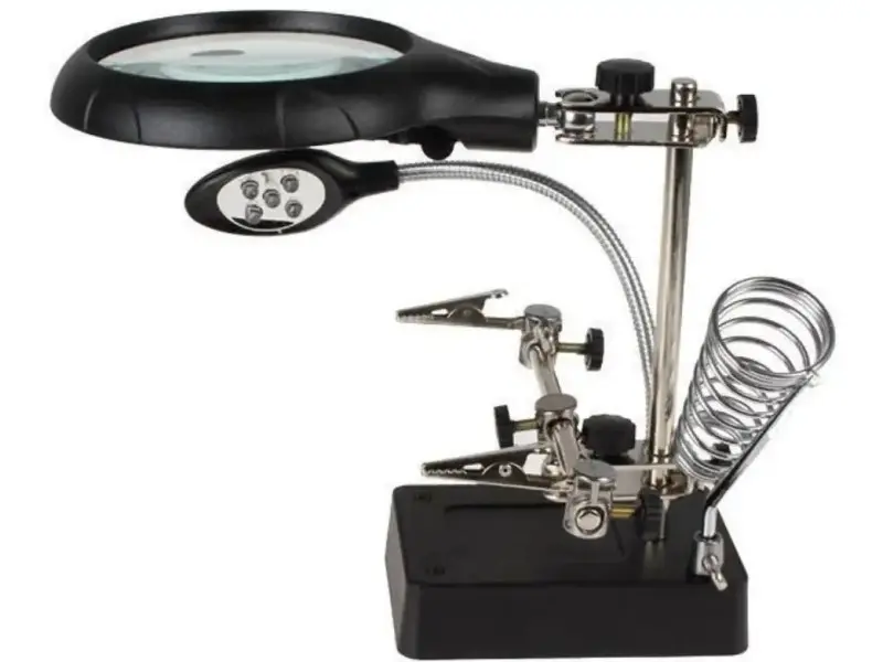 Multifonction TE-800 PCB, Loupe de table , support fer à souder