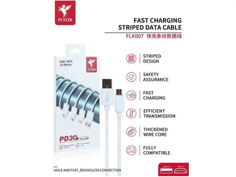 FLYCDI CABLE FAST FLK007 USB - TYPE A