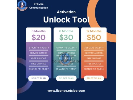 Unlock Tool License Activation/Renew