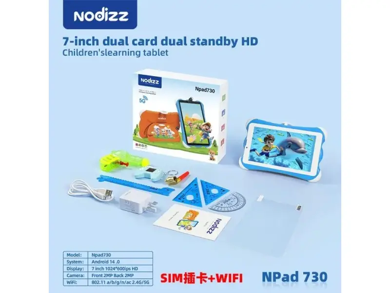 KIDS Android Tablet Nodizz NPad 730 5G 7''inch