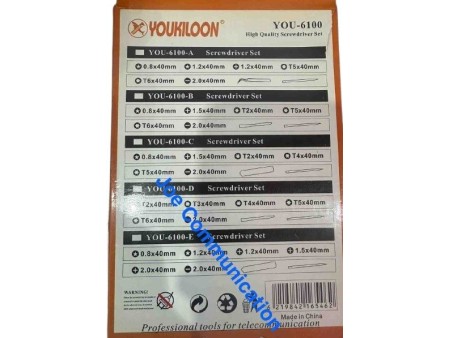 Screw Driver YOUKILOON YOU-6100 Opening Tools