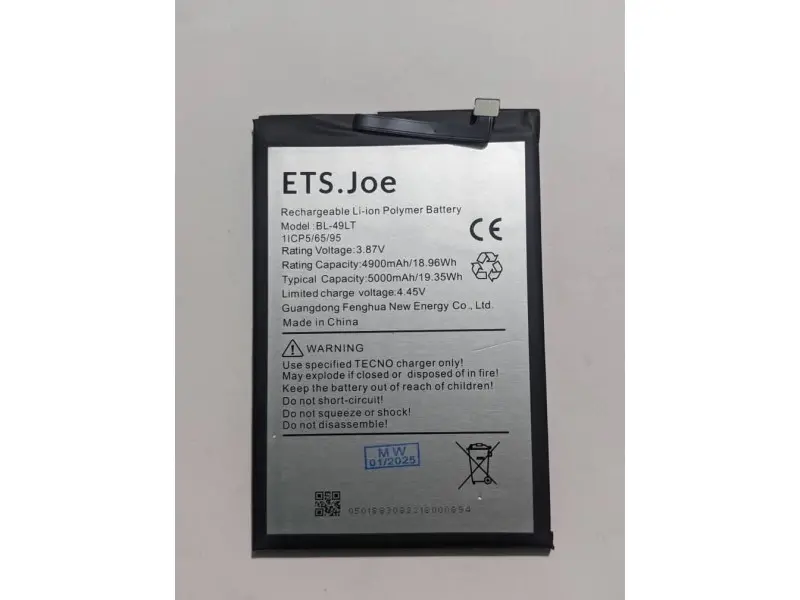 BATTERY TECNO BL-49LT